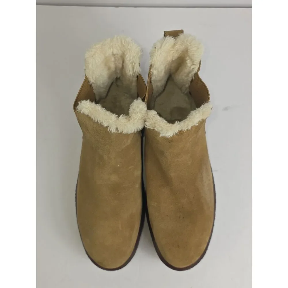 Madewell The Toasty Suede Leather Women's Booties Size 9